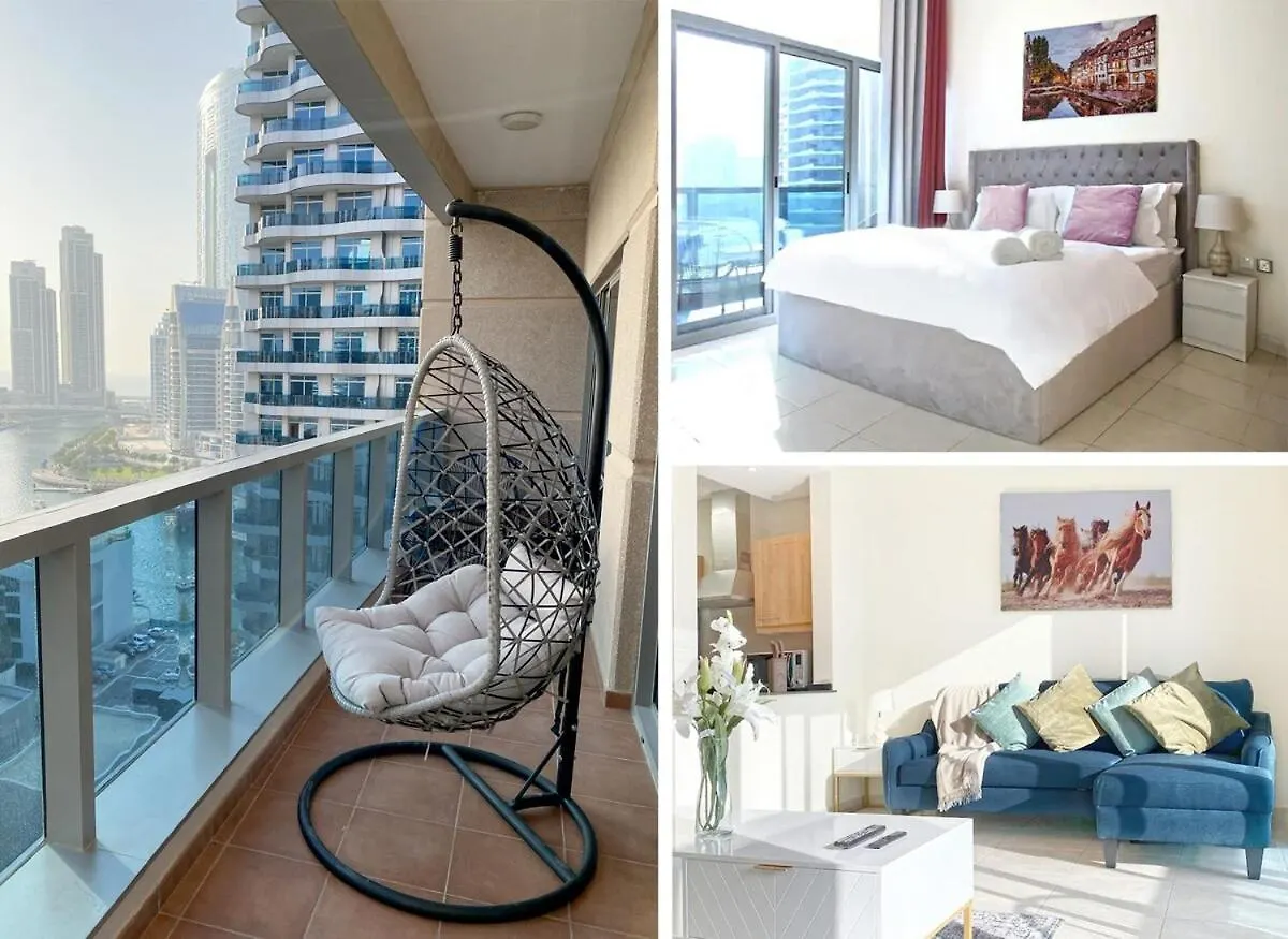 1Bedroom Apartment In Dubai Marina Near To Beach & Metro Z1006 0*,